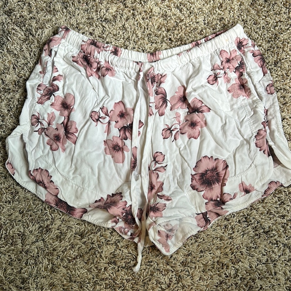 Brandy Melville Flowy Floral Shorts